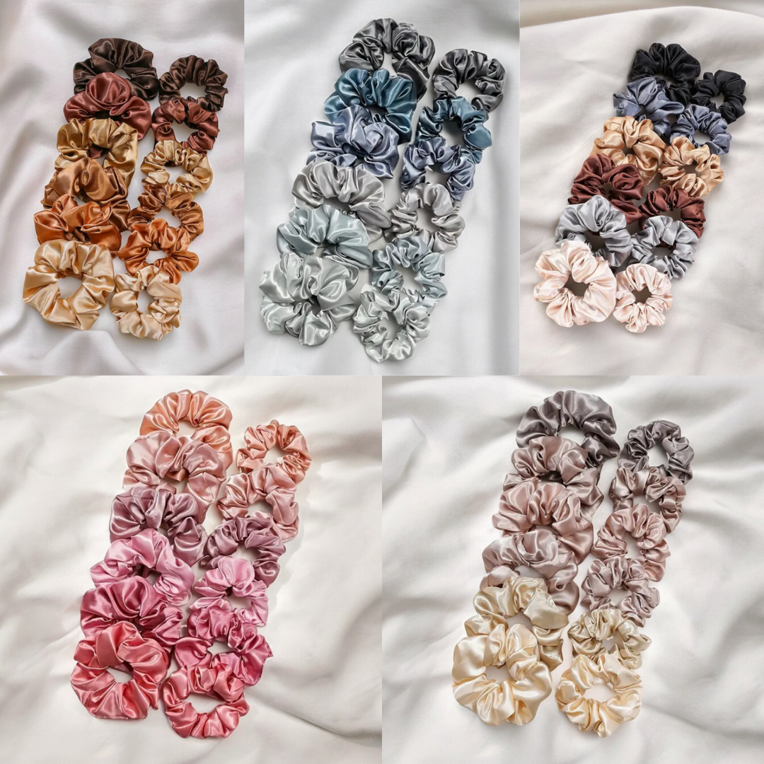 Silky Scrunchie Set