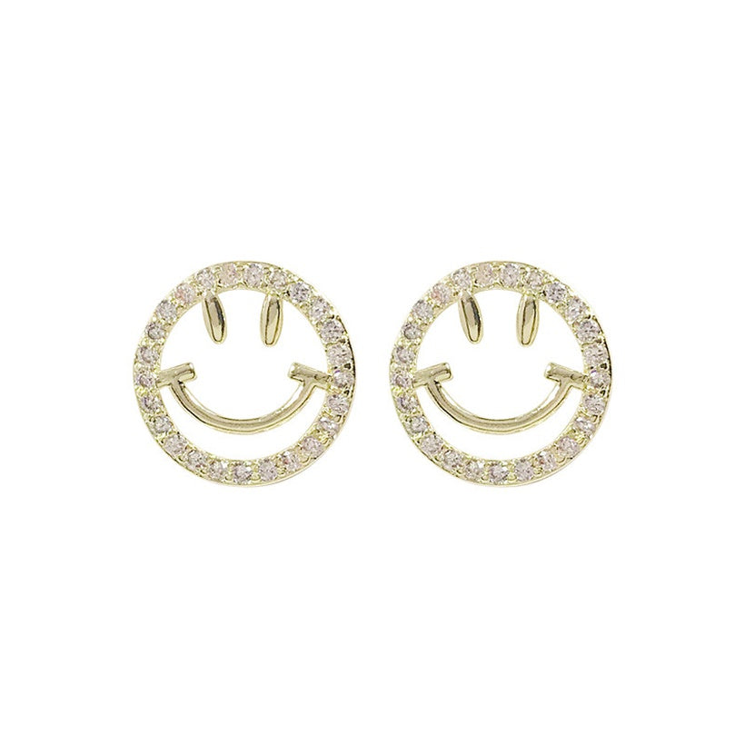 Smiley Stud Earrings