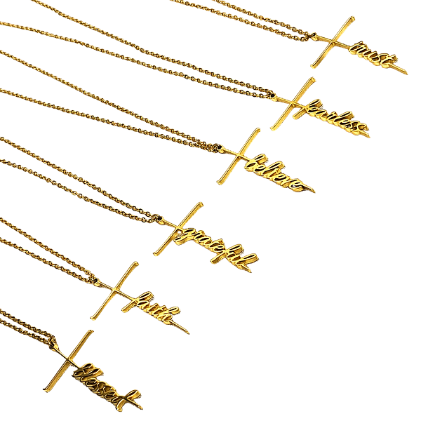 Script Necklaces