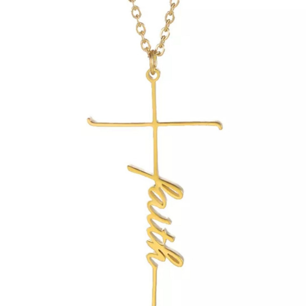 Script Necklaces