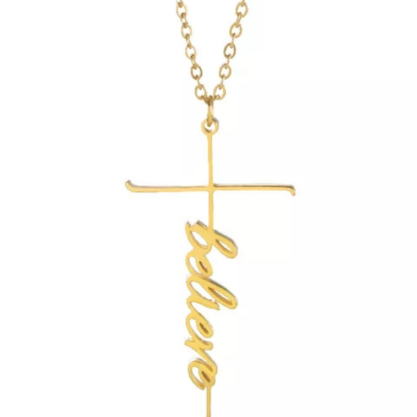 Script Necklaces